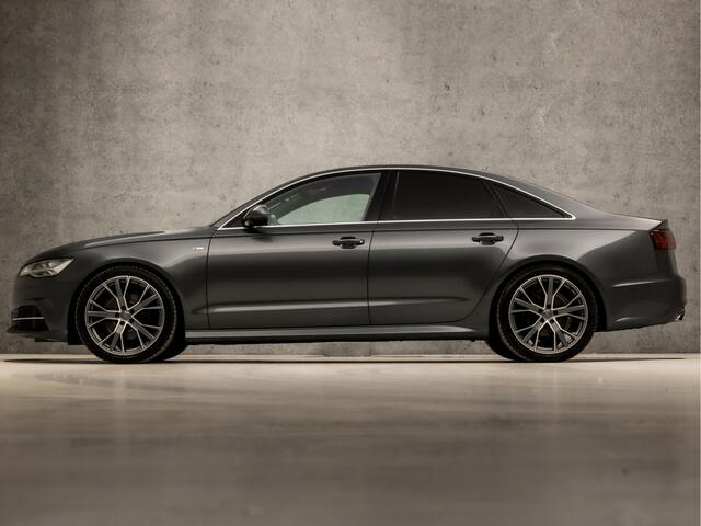 Audi A6 Limousine 2.0 TDI S-Line Sport 191Pk Automaat (2X S-LINE, GROOT NAVI, CLIMATE, LEDER, STOELVERWARMING, SPORTSTOELEN, GETINT GLAS, CRUISE, NIEUWE APK, NIEUWSTAAT)
