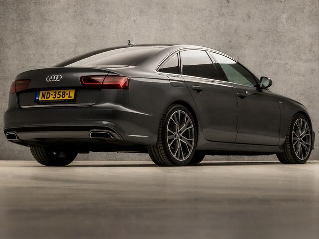 Audi A6 Limousine 2.0 TDI S-Line Sport 191Pk Automaat (2X S-LINE, GROOT NAVI, CLIMATE, LEDER, STOELVERWARMING, SPORTSTOELEN, GETINT GLAS, CRUISE, NIEUWE APK, NIEUWSTAAT)