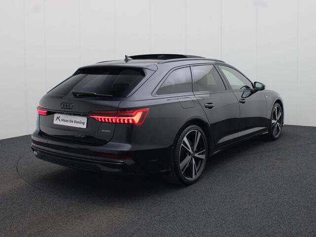 Audi A6 Avant 50 TFSIe 220kW/299PK quattro S Line · Panoramadak · Trekhaak · 21"LM · Garantie tot oktober 2022 of 100000km.