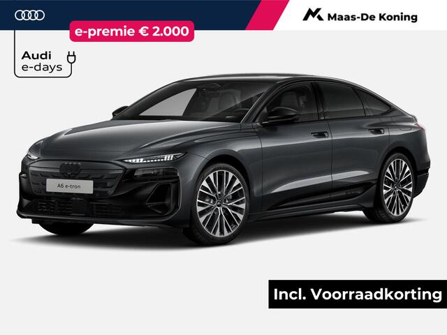 Audi A6 Sportback e-tron S edition 286 PK · Panorama-glasdak · Privacy glas · Sportstoel leder/dinamic zwart