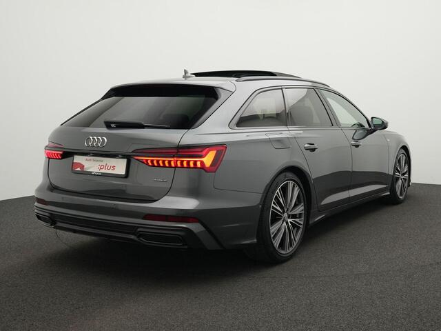 Audi A6 Avant 55 TFSI 3.0 V6 340 pk S-tronic quattro S Edition / S-Line | Panoramadak | Luchtvering | Vierwielbesturing | Valcona leder | Geheugenstoelen | Stoelventilatie | Rondomzicht camera | Massage stoelen