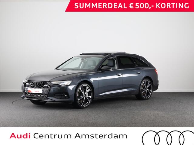 Audi A6 Avant 50 TFSI e quattro Advanced edition 299 pk S-tronic | Alarm MI50 + Auto volgsysteem | Navigatie | Panoramadak | Trekhaak | Matrix LED koplampen | Lichtmetalen velgen 21" | Verlengde garantie |
