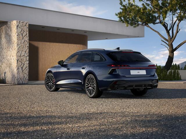 Audi A6 Avant E-Hybrid Quattro S Edition Competition, 21", pano, luchtv., tr.haak, OLED, B&O, luchtv., leder, carbon, 360 camera, memory, stl.ventilatie, HUD, privacy