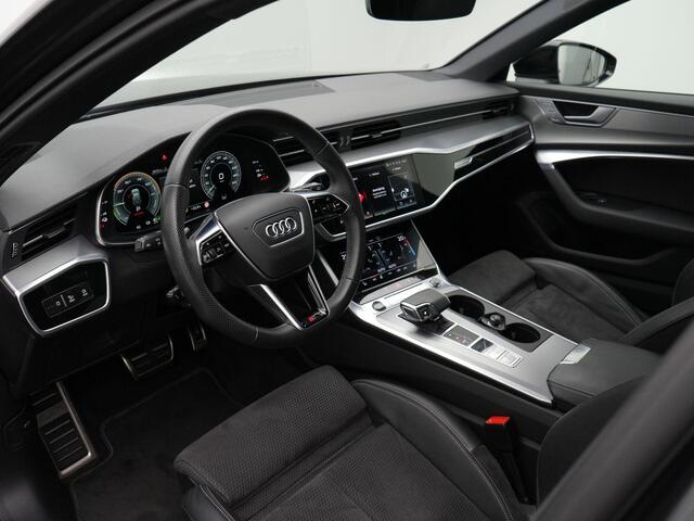 Audi A6 Avant 55 TFSI e 367 pk S-tronic quattro Competition / S-Line | Panoramadak | Trekhaak | Rondomzicht camera | Bang & Olufsen | HD Matrix LED | Leder/alcantara