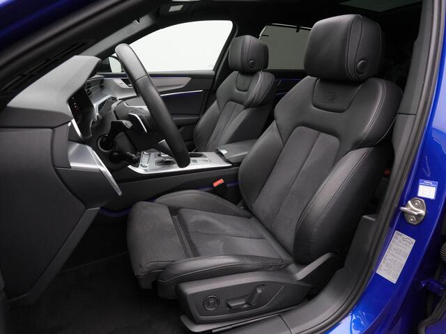 Audi A6 Avant 55 TFSI e 367 pk S-tronic quattro Pro Line S Competition / S-Line | Panoramadak | Trekhaak | Demperregeling | Geheugenstoel | HD-Matrix LED | Head-up display | 360 camera | Bang & Olufsen | Leder/alcantara