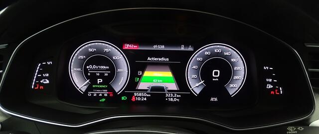 Audi A6 Avant Audi A6 Avant 50 TFSI e quattro Advanced-300pk Dealer O.H. PHEV 19"- Cruise | Half Lederen Sportstoelen Verwarmd | Apple Carplay | Keyless | Virtual | Navigatie | DAB |