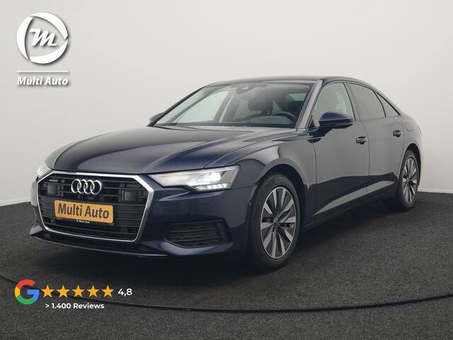 Audi A6 Limousine 50 TFSI e Quattro Business edition Plug In Hybrid 300pk Dealer O.H PHEV | Trekhaak af Fabriek | Adaptive Cruise | Lederen Comfortzetels Memory | Head Up | Camera | Park Assist | BLIS | Apple Carplay |