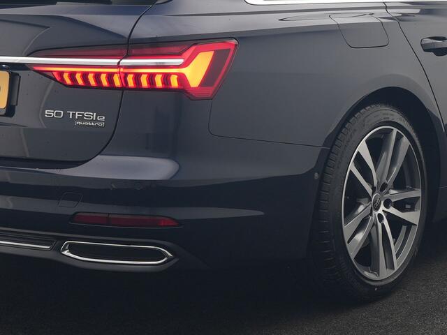 Audi A6 Avant 50 TFSI e quattro S Line Plug In Hybrid 300pk Dealer O.H. PHEV | Trekhaak Af Fabriek | Adaptive Cruise | Head Up | 360 Camera | Alcantara Sportstoelen Verwarmd | Stuur Verwarmd | Apple Carplay | Navigatie | Virtual | DAB |