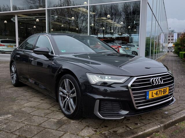 Audi A6 Limousine 40 TFSI 204pk Automaat S-Edition | 1ste Eigenaar | Navi | Clima | Cruise | Elek.Stoel.Verstel+Mem | Stoelverwarming | Led Koplampen | Pdc V+A+Camera | Rijstrook+Licht+Regensensor | 19''lm