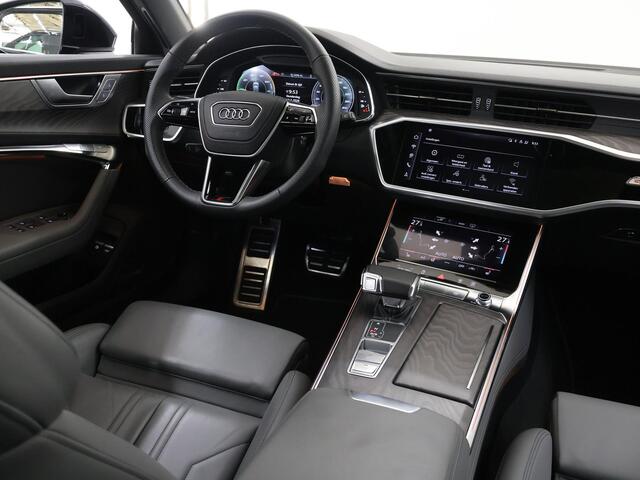 Audi A6 Avant 55 TFSI e quattro S edition Competition | Magnetic Ride | Trekhaak | Stuur/Stoelverwarming | Panoramadak | Ele.verstelbare stoelen/Links met memory | Akoestisch glas | Glans Pakket | B&O Audio | Standkachel | Softclose | Camera |