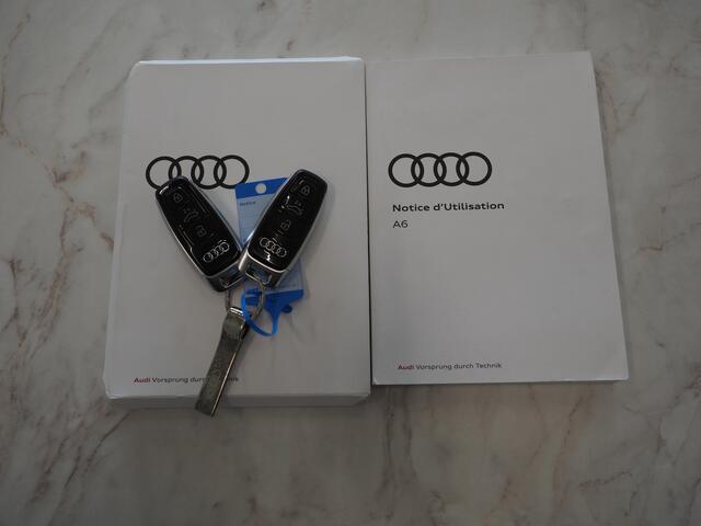 Audi A6 Avant 55 TFSI e quattro Full Black | Panoramadak | B&O Audio | Trekhaak | HUD | Leder | Keyless | Sfeerlicht | Carplay