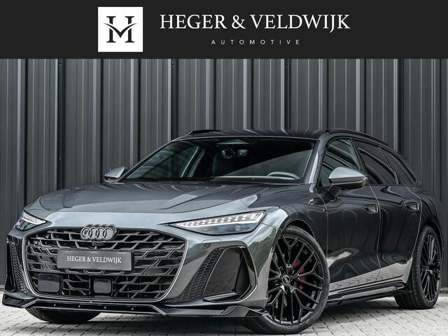 Audi A6 Avant 3.0 TFSI 368PK Quattro S-Edition | Achterasbesturing | B&O | Head-up | Luchtvering | 360 Camera | Carbon inleg | Panoramadak | Soft close | Memory seats | Elektr. verst. stuur |