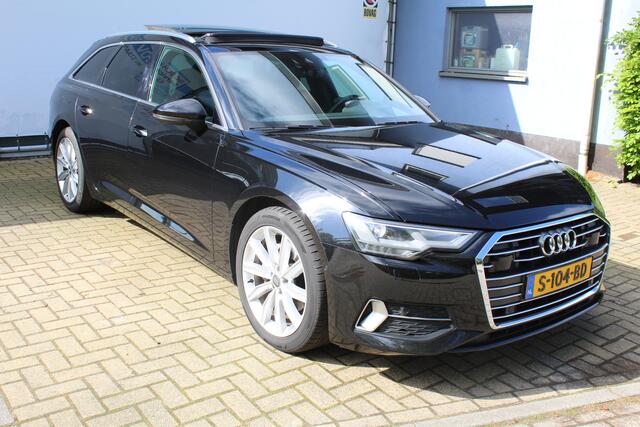 Audi A6 Avant 40 TDI S edition | Incl. 12 maanden Garantie | Panorama dak | Elektrisch wegklapbare trekhaak | Elektrisch verstelbare stoelen met memory | Elektrische kofferbakklep | Keyless entry/start | Stoelverwarming | Adaptive cruise | Navigatie | Schuif/kant