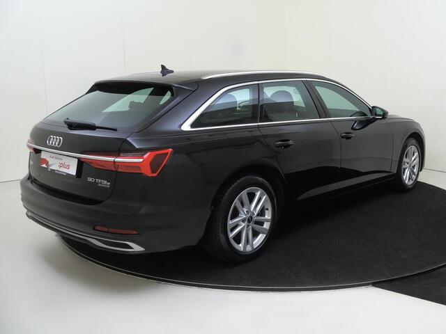 Audi A6 Avant 50 TFSI e quattro Advanced edition | SoH 99% | Trekhaak | 360 camera | Lederen bekleding | Elektrische stoelverstelling inc. geheugen | Sfeerverlichting | 4-zone climate control | Keyless |