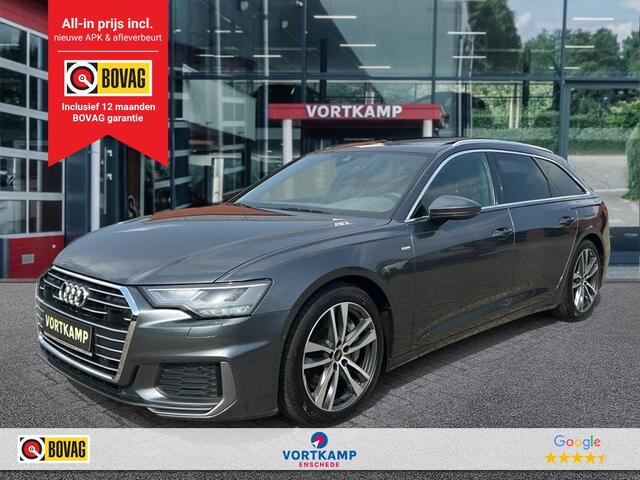 Audi A6 50 TFSIe QUATTRO S-LINE TREKHAAK/PANO-DAK/CAMERA/ELEK-KLEP/DIG-DASH/ACC
