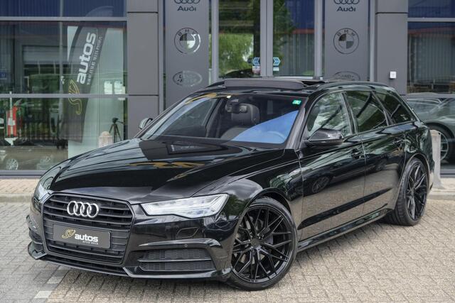 Audi A6 Avant 1.8 TFSI 190pk S-Line Panoramadak Black edition Trekhaak Sportstoelen 20" LMV