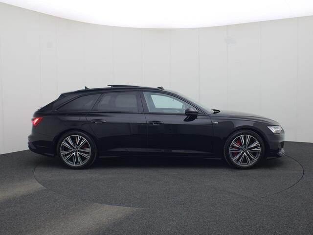 Audi A6 Avant 55TFSIe 270kW/367PK quattro Pro Line S Competition · Panoramadak · Camera · Apple/Android Car Play · HEAD-UP Display · Dodehoeksensoren · Adaptive CC · Leder/Alcantara