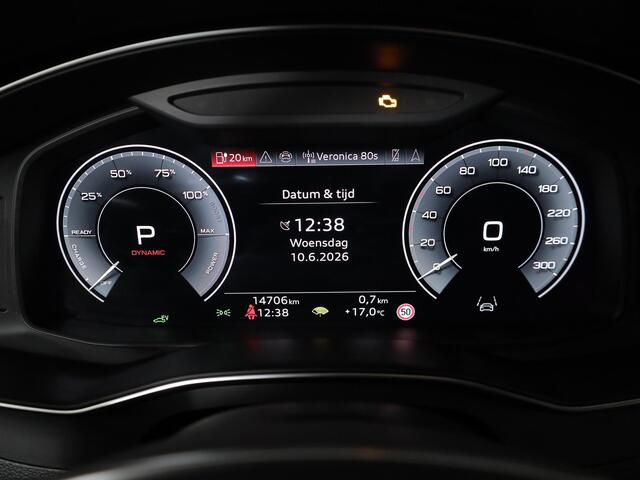 Audi A6 Avant 55 TFSI e quattro S edition Competition 367 pk S-tronic | Verlengde garantie | Navigatie | Panoramadak | Trekhaak (wegklapbaar) | Parkeersensoren (Park assist) | Rondomzicht camera | Lederen bekleding | S-Line |