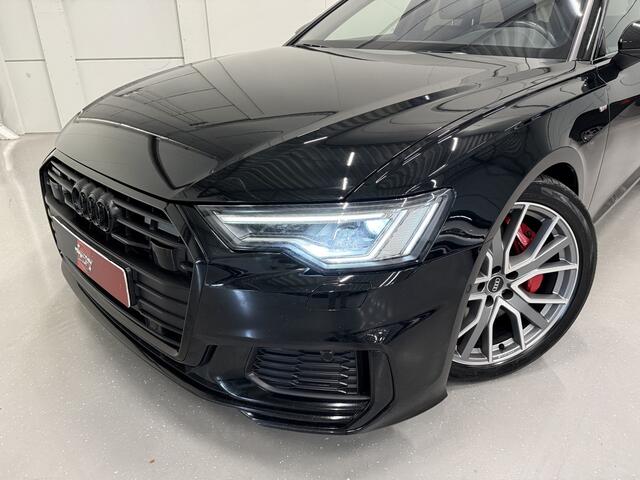 Audi A6 Avant 55 TFSI e quattro Competition BLACK ALL BLACK PANO/TREKHAAK/B&O/20"/MEMORY/MATRIX/ACC/CAMERA/BLACK-OPTIC/NET GROTE OH BEURT GEHAD MET RONDOM NW REMMEN/BANDEN ALLES!!/BLACK ALL BLACK