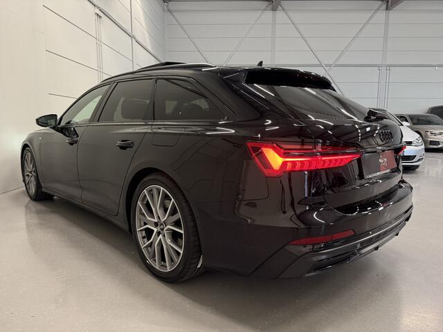 Audi A6 Avant 55 TFSI e quattro Competition BLACK ALL BLACK PANO/TREKHAAK/B&O/20"/MEMORY/MATRIX/ACC/CAMERA/BLACK-OPTIC/NET GROTE OH BEURT GEHAD MET RONDOM NW REMMEN/BANDEN ALLES!!/BLACK ALL BLACK