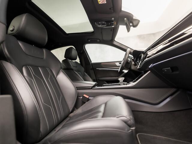 Audi A6 55 TFSI e quattro S-Line Competition 367Pk Automaat (PANORAMADAK, CARBON PACK, BANG&OLUFSEN, APPLE CARPLAY, CAMERA, MEMORY SEATS, GETINT GLAS, HEAD-UP DISPLAY, ADAPTIVE CRUISE, SFEERVERLICHTING, NIEUWSTAAT)