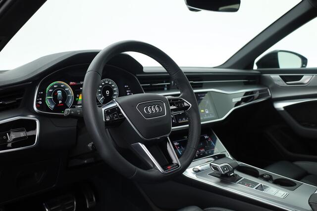 Audi A6 Avant 55 TFSI e quattro Competition S-Line | Rijklaar! | S/K-Dak | Elek. Trekhaak | Memory+Leder | HUD | Stoel-Stuurverw. | Dodehoek | Sfeerverl. | Elek. Klep | Matrix | 20'' | Dig. Cockpit | Driveselect V