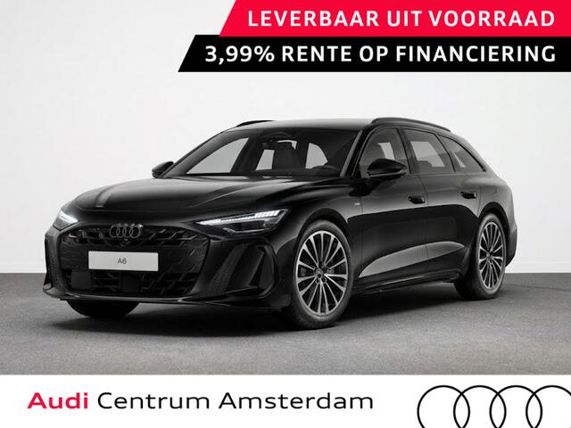 Audi A6 Avant S edition e-hybrid 299 pk | Elektrisch instelbare voorstoelen | S-interieur sportstoelen zwart leder -kunstleder | Exterieurpakket zwart | Tech plus |