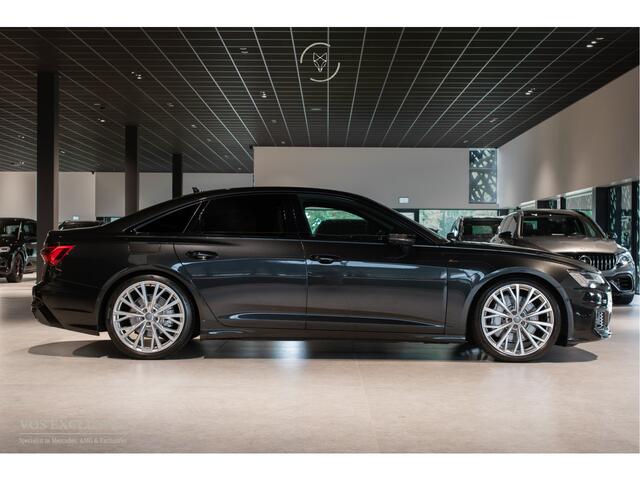 Audi A6 Limousine 55 TFSI Quattro DESIGN S-Line Pro Line Plus Luchtvering|4W-sturing|B&O Advanced|21"|ACC|HUD|Softclose|MEM|360°|Blackline|LED|Nachtzicht|New Service