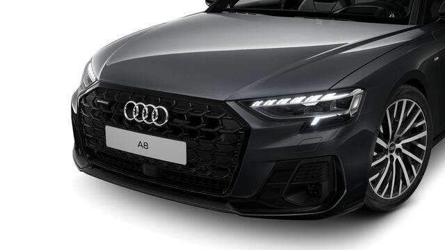 Audi A8 60 TFSI e quattro | 462 PK | SoH 100% | Bang & Olufsen Advanced audiosystem | Panoramadak | Head-up display | Vierwielbesturing | Luchtvering | S-line | Nachtzicht assistent |