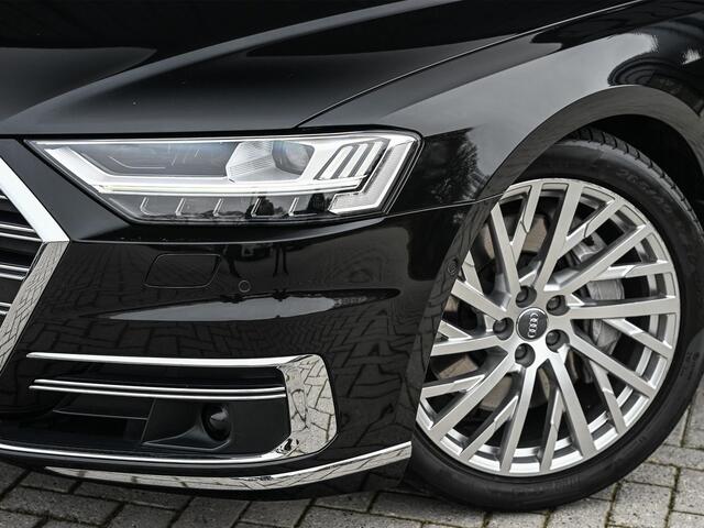 Audi A8 55 TFSI quattro Pro Line Plus | LUCHTVERING | STANDKACHEL | VIRTUAL COCKPIT | LUCHTVERING | ADAPTIVE CRUISE | STOELVERWARMING EN -VENTILATIE | MASSAGE | 360 CAMERA | PANORAMADAK | LED | STUURVERWARMING | HEAD-UP | AMBIANCE INTERIEUR | SOFT-CLOSE |