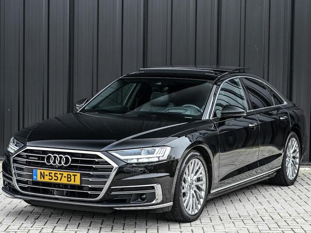 Audi A8 55 TFSI quattro Pro Line Plus 55 TFSI QUATTRO PRO LINE PLUS | LUCHTVERING | STANDKACHEL | VIRTUAL COCKPIT | LUCHTVERING | ADAPTIVE CRUISE | STOELVERWARMING EN -VENTILATIE | MASSAGE | 360 CAMERA | PANORAMADAK | LED | STUURVERWARMING | HEAD-UP | AMBIANCE IN
