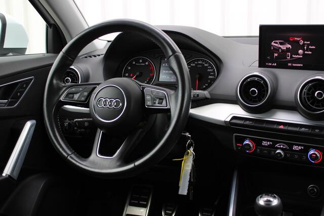 Audi Q2 1.4 TFSI CoD Sport Pro Line | Incl. 12 maanden garantie | Cruise control | Stoel verwarming | Bluetooth | Climate control | Navigatie systeem | Dealer onderhouden | Parkeersensoren |