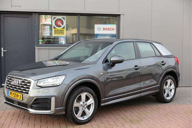Audi Q2 1.0 TFSI 116pk S-Tronic 2x S-Line Trekhaak , Navigatie , Led , Parkeersensoren, LMV , Telefoonintegratie , etc.