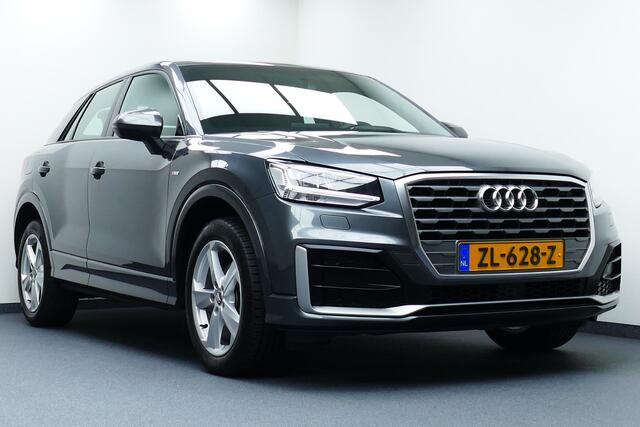 Audi Q2 30 TFSI Sport S-Line. Led Koplampen, Navi, Clima, Cruise, Half Leer, 17"LM Velgen