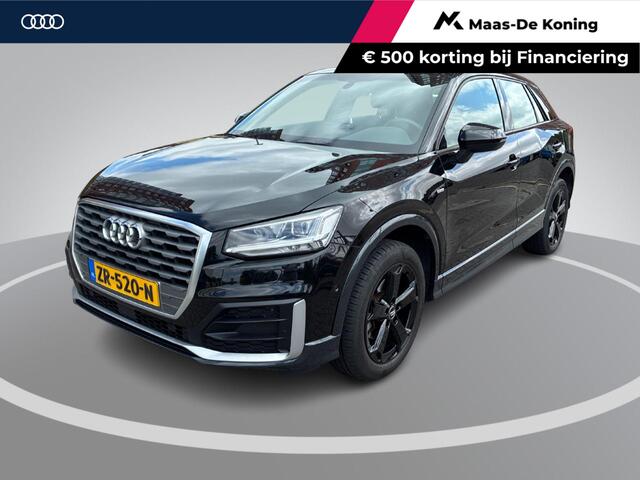 Audi Q2 35 TFSI CoD 150pk S line Edition · Trekhaak · Adaptive Cruise Control · Afgevlakt stuurwiel · Elek. inklap. buitenspiegels · Navigatie · Clima · Parkeersensoren V+A ·