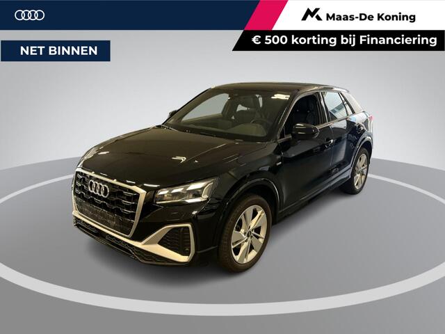 Audi Q2 35 TFSI 150pk S-Tronic S Edition · Camera · Keyless · ACC · Matrix LED · Audi Sound · Apple/Android Car Play · Virtual Cockpit ·