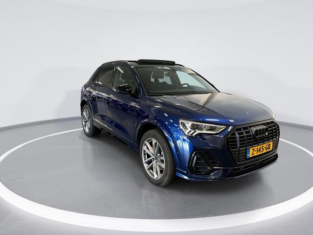 Audi Q3 45 TFSI e S edition · Panoramadak · Camera · Keyless · Dodehoeksensor · Elek. Achterklep · Smartphone Interface · 19'' Inch · Garantie t/m 04-04-2028 of 100.000km