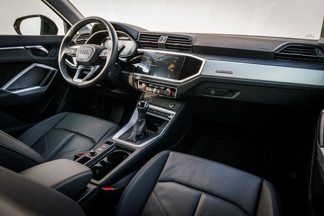 Audi Q3 1.4 150 pk TFSI Advanced Edition AUTOMAAT RIJKLAAR INCL GARANTIE. | Virtual Cockpit | Zwart Leder | Audi drive select-systeem | Sfeer Verl |