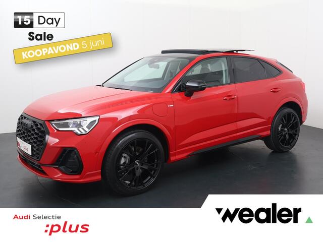 Audi Q3 Sportback 45 TFSI e S Edition | 245 PK | Trekhaak | Panoramadak | Black optiek | Lichtmetalen velgen 20"|