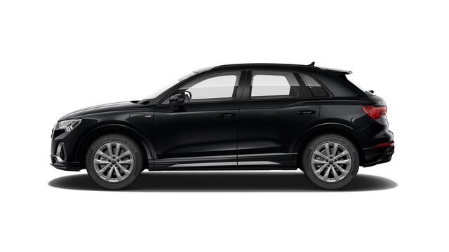 Audi Q3 45 TFSI e S edition Interieur S Line - Sportstoelen - Parkeerhulp plus - Achteruitrijcamera - Comfortsleutel - Achterklep automatisch - Cruise control - Hill hold assist - Verkeersbordenherkenning - Audi drive select -