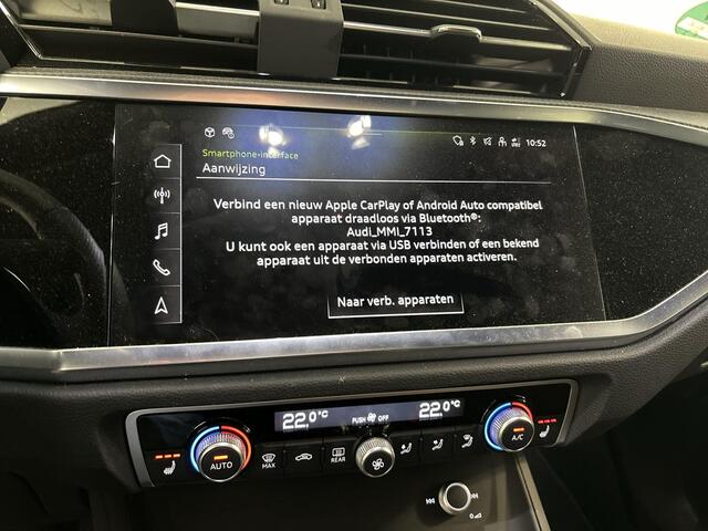 Audi Q3 35 Tfsi 150pk S-tronic S edition Competition · Camera · Apple/Android Car Play · Navi · Elektr. Achterklep · Park Assist · 19'' Inch · Garantie t/m 28-04-2028 of 100.000km