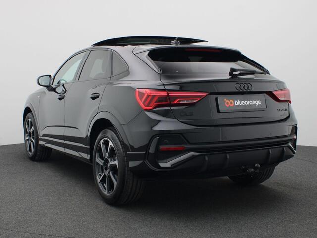 Audi Q3 Sportback 35 TFSI S Edition Competition 150PK S-Tronic S-Line, Pano-Schuifdak, Adaptieve Cruise Controle, Achteruitrijcamera, Keyless, Elektr. Achterklep, Stoelverwarming, Trekhaak, 19" LM Velgen