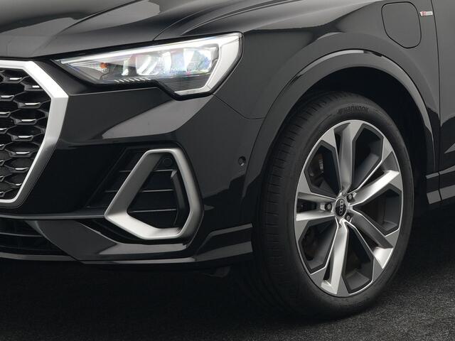Audi Q3 Sportback 45 TFSI e S Line Plug In Hybrid 245pk PHEV | Trekhaak af Fabriek | Panodak | Adaptive Cruise | 20"L.M | Apple Carplay | Virtual | Sportstoelen Verwarmd | Camera | Navi |