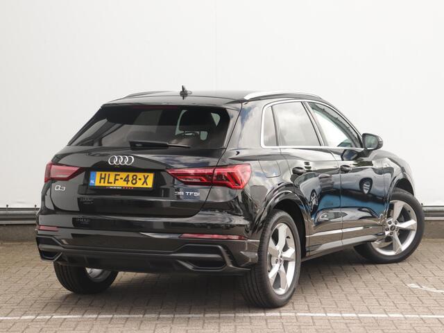Audi Q3 35 TFSI Pro Line S | S-line in- en exterieur | Elektrische stoelen + klep | Dodehoekdetectie | Cruise control | App-connect | Navigatie |