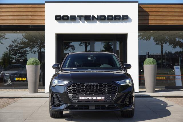 Audi Q3 Sportback 45TFSIe/245pk S-Line|2022|Matrix LED|PDC+360Camera|SONOS|Virtual Cockpit|Cruise+ACC|Sfeerverlichting|El.achterklep|20"Blackstyle|Electr.Stoelen+Memory