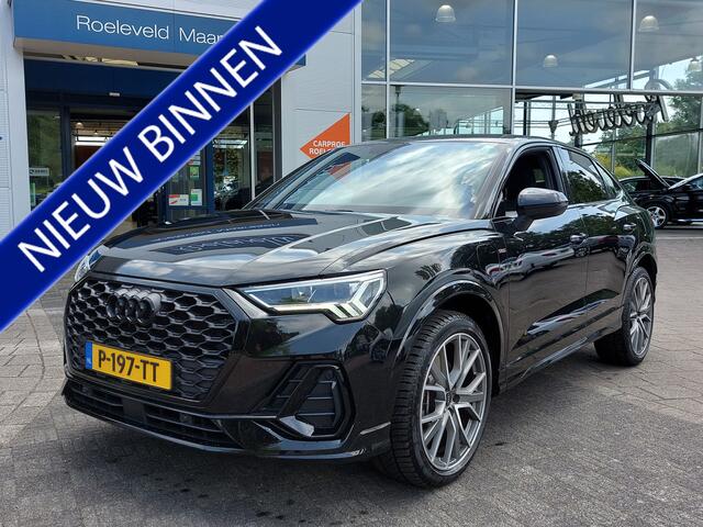 Audi Q3 Sportback 45 TFSI e S Edition | Origineel NL | PHEV | Navi | Clima | Adap.Cruise | Led Koplampen | Leder+Stoelverwarming+Sportstoel | Rijstrook+Licht+Regensensor | Pdc V+A+Camera | Privacy Glass | 20''