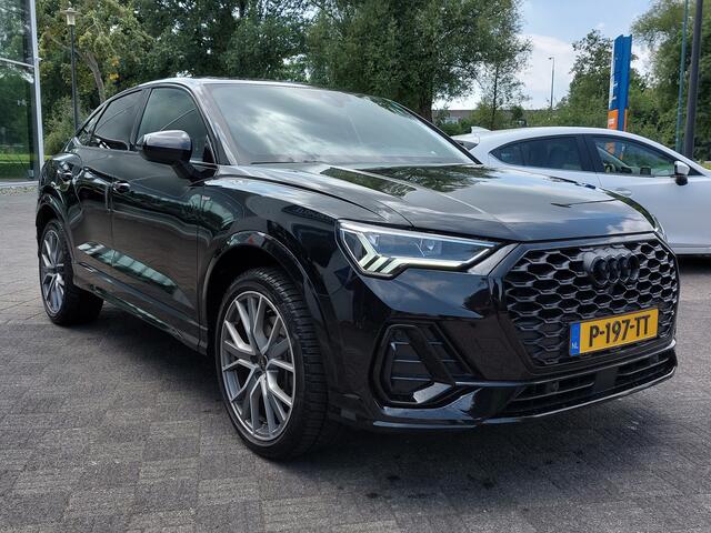Audi Q3 Sportback 45 TFSI e S Edition | Origineel NL | PHEV | Navi | Clima | Adap.Cruise | Led Koplampen | Leder+Stoelverwarming+Sportstoel | Rijstrook+Licht+Regensensor | Pdc V+A+Camera | Privacy Glass | 20''