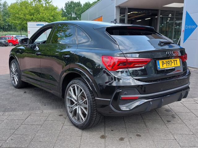 Audi Q3 Sportback 45 TFSI e S Edition | Origineel NL | PHEV | Navi | Clima | Adap.Cruise | Led Koplampen | Leder+Stoelverwarming+Sportstoel | Rijstrook+Licht+Regensensor | Pdc V+A+Camera | Privacy Glass | 20''