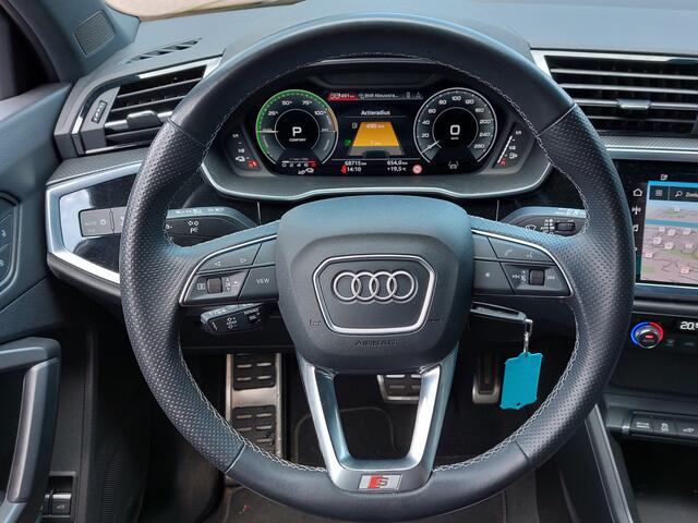Audi Q3 Sportback 45 TFSI e S Edition | Origineel NL | PHEV | Navi | Clima | Adap.Cruise | Led Koplampen | Leder+Stoelverwarming+Sportstoel | Rijstrook+Licht+Regensensor | Pdc V+A+Camera | Privacy Glass | 20''