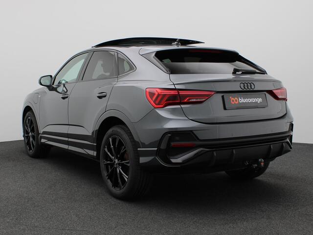 Audi Q3 Sportback 45 TFSI e S Edition 245PK DSG matrix led, trekhaak, adaptive cruise, panormadak, elek. bedienbare achterklep, side assist, 19" Lmv zwart